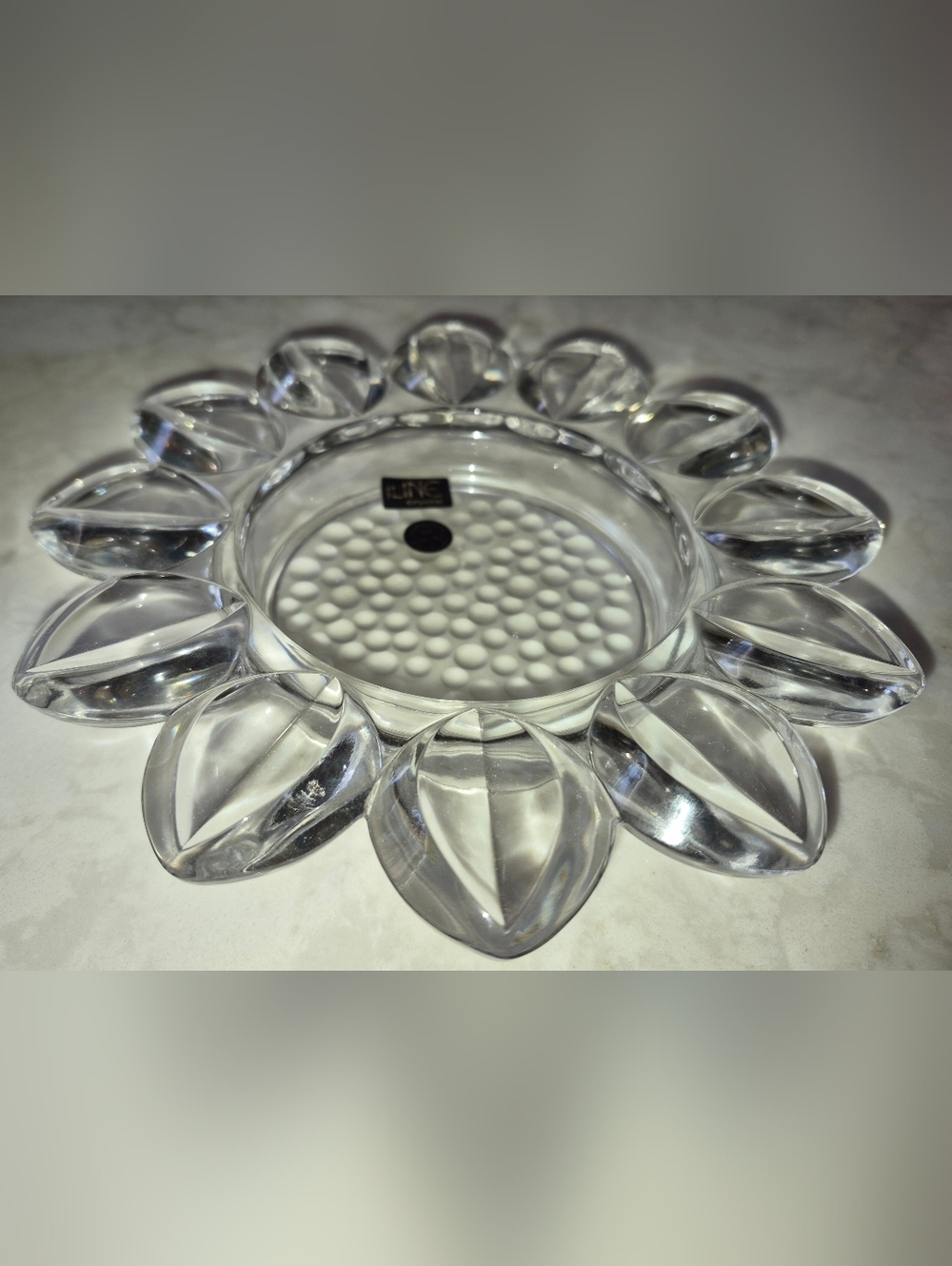 Iline Crystal Ashtray, Bowl Handcrafted, Made In GERMANY - Picture 4 of 6